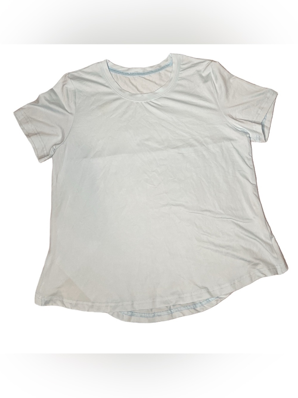 Baby blue women’s Short Sleeve Tee Large